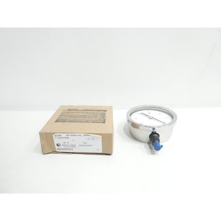 Ashcroft 4-1/2IN 1/4IN 0-30IN-HG NPT PRESSURE GAUGE 45-1009-A-02L-30/0IMV